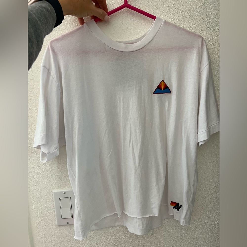 Aviator Nation Boyfriend Cropped Tee